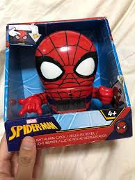 Marvel Spider Man Night Light Alarm Clock Toys Games Other Toys On Carousell