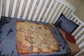 Peter Pan Themed 5 Piece Crib Bedding Set Neverland Nursery Toddler Bed Set Peter Pan Nursery
