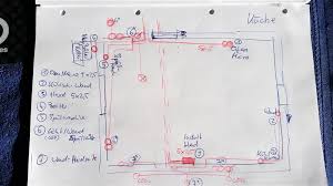Elektroinstallationsplan Kuche