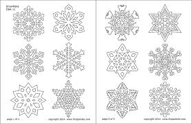 Snowflake dot painting coloring page that you can customize and print for kids. Snowflake Coloring Pages Free Printable Templates Coloring Pages Firstpalette Com