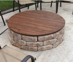 Fire Pit Covers Are Wood Rustic Fire Pit Covers That Are Etsy In 2020 Fire Pit Decor Fire Pit Patio Wood Fire Pit