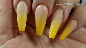 We ve got 30 images about uñas pintadas de dos colores including pictures, photos, photographs, wallpapers, and much more. Unas Acrilicas Difuminado En Amarillo Colaboracion Youtube
