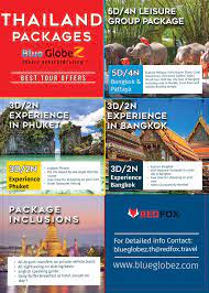 Dear Travel Agents Blueglobez In Association With Redfox Is Offering Special Group And Fit Packages Of Thailand Explore Bangkok Phuket And Pattaya With Ac
