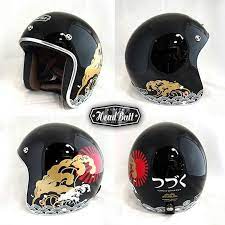 Headbutt Rising Sun 2017 Design By Brother Rider Headbutt Custom Helmet Bangkok Thailand Motorcycle Design Helmet Produk