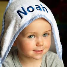 Monogrammed Towels for Baby