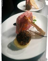 Ham hocks are cooked slowly until the meat falls off the bone, then packed it into a tin with some of the enriched cooking liquid to set. Ham Hock Pig Cheek Terrine Starter Picture Of The Clarendon Royal Hotel Restaurant Gravesend Tripadvisor
