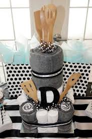 Towel Cake For Bridal Shower Kitchen Theme Diy Bridal Shower Gifts Creative Bridal Shower Gifts Kitchen Bridal Shower