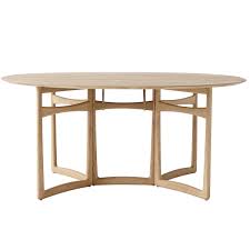 Same with the support for the leaves. Tradition Drop Leaf Hm6 Dining Table White Oiled Oak Finnish Design Shop