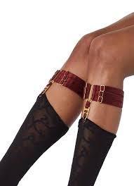 Panty with garters hot pink and black $ 12.99 read more; Merida Lower Leg Garters Pair