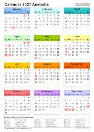 Download your free 2021 printable calendar. Australia Calendar 2021 Free Printable Pdf Templates