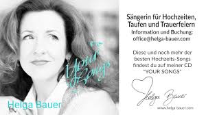 Hochzeitssängerin für Kirche und Standesamt