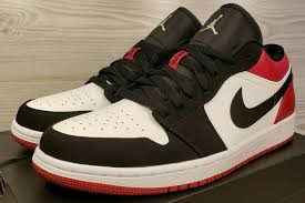 Nike Air Jordan 1 Low Red Black White Ebay Sponsored Nike Air Jordan 1 Low Retro Black Toe White Gym Red Fashion 553558 116 Size 10 Air Jordans Air Jordans Retro Jordan 1 Low