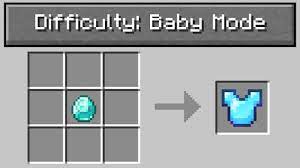Minecraft offers three modes of play: Minecraft Uhc But On Baby Mode Difficulty Youtube