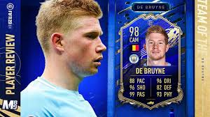 For the first time since ultimate team's inception in fifa 09, lionel messi misses out the team is rounded out by two manchester midfield imports: Is Toty De Bruyne Worth It 98 Toty De Bruyne Player Review Fifa 20 Ultimate Team Youtube