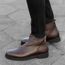 Shop chelsea boots now at stories.com. Cross Reissverschluss Leder Chelsea Boots In Braun