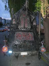 040413 Gothic Hearse In San Francisco Hearse Creepy Pictures Haight Street