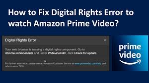 A team of researchers from israel and germany have discovered a bug in google chrome that allows users to download any movie played through the browser's drm technology. Widevinecdm How To Fix Digital Rights Error To Watch Amazon Prime Video Youtube