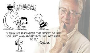 One day after Charles Schulz passed away in 2000.