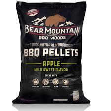 Bear Mountain Bbq Fk12 Premium All Natural Hardwood Mild And Sweet Apple Bbq Smoker Pellets For Outdoor Grills 20 Lbs Smoker Pellets Hardwood Pellets Bbq Wood