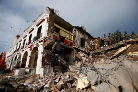 La capital mexicana aún se recupera del terremoto de magnitud 7,1 registrado en septiembre de 2017 que dejó más de 360 muertos y el colapso de decenas de edificios. Mexico Earthquake Damage Temblor Net