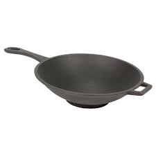 Bayou Classic Cast Iron Wok 7437 Cast Iron Wok Bayou Classic Wok