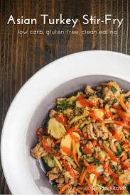 Asian Ground Turkey Stir Fry Slender Kitchen Recipe Turkey Stir Fry Ground Turkey Recipes Healthy Dinner