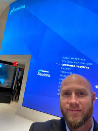 James Wackett @JAW_81 representing @DACX_io during an interview with Jane  King @MarketJane at Nasdaq Studios @Nasdaq in Time Square NYC. @realW3BT  #NASDAQ #TimeSquare #NYC #IEO #DACX #Exchange #blockchain #Bitcoin  #cryptocurrency