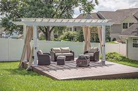 As we mentioned, pergolas do not provide full covered protection from the elements, but they do offer a great shade option beside pools or over outdoor dining tables on pre. Pool Pergola Ideas Designs 5 Ways To Use Pool Pergolas