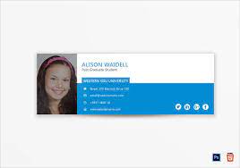 Doing it at the end of an email is even harder. 2 Postgraduate Student Email Signature Designs Examples Psd Html Examples
