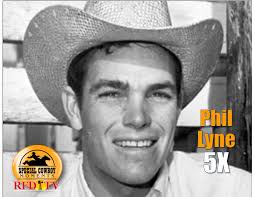 Phil Lyne first took up rodeo events when he was in preschool in the early  1950s. His father taught him how to rope