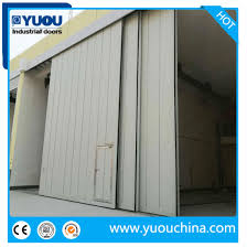 Standard offering is a 10 (254) bottom rail with 7 1/2 (191) top rail to conceal closure hardware. China Industrial Sliding Door Sandwich Panel Sliding Door China Sliding Gate Electric Sliding Gate
