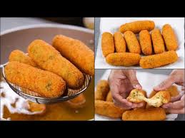 Rasa yang dihasilkan pun juga ikut berbeda, entah mengapa 😌 bikin ini ketika uas persiapan dasar memasak dan kebagian disuruh bikin sayur sop. Crispy Cheese Potato Rolls Cheesy Potato Snack Potato Cheese Stick