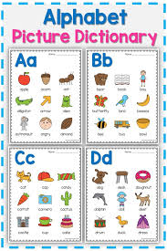 < alphabets , alphabete > das alphabet subst die buchstaben, mit denen die wörter einer . Alphabet Picture Dictionary Dictionary For Kids Alphabet Pictures Alphabet Phonics