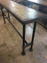 Console Tablereclaimed Woodsofa Tablewood And Metal Table Wood Console Table Wood Console Reclaimed Wood Console Table