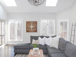 With the ultimate use of natural light. Living Room Vaulted Ceilings Skylights Jpg The Greenspring Home