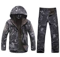 Us 52 52 31 Off Tad Stalker Fishing Waterproof Softshell Outdoor Jacket Shark Skin Military Camouflage Kryptek Black Hunting Jackets Set Army In