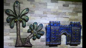 عمل نخله للتعليق على الحائط Tree Wall Decoration Youtube