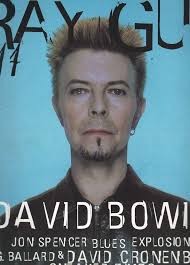 David Carson Ray Gun Magazine Cover Featuring David Bowie
