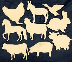 Wooden Cutout Templates Farmyard Animals Craft Shapes X 9 3mm Mdf Ebay Animal Cutouts Animal Crafts Wooden Cutouts
