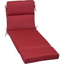 Allen Roth Lounger Chair Cushion Olefin Fabric 73 X 23 X 4 5 Red Fh0s592b L9c4 Rona