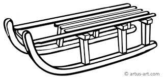 Sled and presents coloring page at primarygames free sled and presents coloring page printable. Sled Coloring Page Printable Coloring Page Artus Art