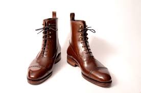 Meermin Shoes The Meermin Balmoral Boot Mto In Light Brown Mens Dress Boots Best Mens Dress Boots Mens Fashion Shoes