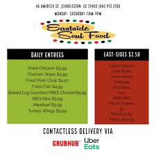 Just joking.not about the heat but about me mentioning it in the. Eastside Soul Food Home Charleston South Carolina Menu Prices Restaurant Reviews Facebook