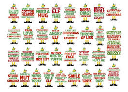 Check out our elf movie svg selection for the very best in unique or custom, handmade pieces from our digital shops. 32 Buddy The Elf Movie Quotes Editable Svg Png Dxf Eps Pdf For Etsy
