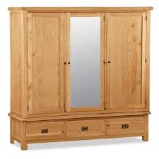 Shop oversized mirrors and personalize your home with pottery barn® today. Sally Oak Extra Large Triple Wardrobe With Centre Mirror Drawers