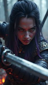 She's got fire in her eyes and chaos in her kiss—danger never looked this  good.❤️