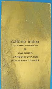 Vintage 1960s Calorie Index By Park Sherman A To Z Index Carb Calculator Carbohdrates Weight Chart Made In Usa Flip Case