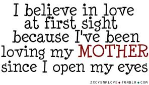 I believe in love at first sight because I&#39;ve been loving my ... via Relatably.com