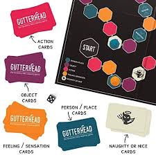 Some of the word cards now include stuff such as anaconda, jackhammer, doggie st. Amazon Com Gutterhead The Fiendishly Funny Adult Party Game Us Edition Toys Games
