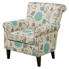 Eur 116.21 to eur 194.43. Noble House Rocco Upholstered Club Chair In White Floral Pattern 094432cy